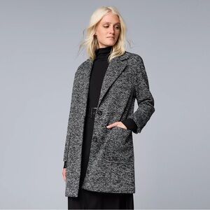 Women's Simply Vera Vera Wang Long Textured Blazer XL